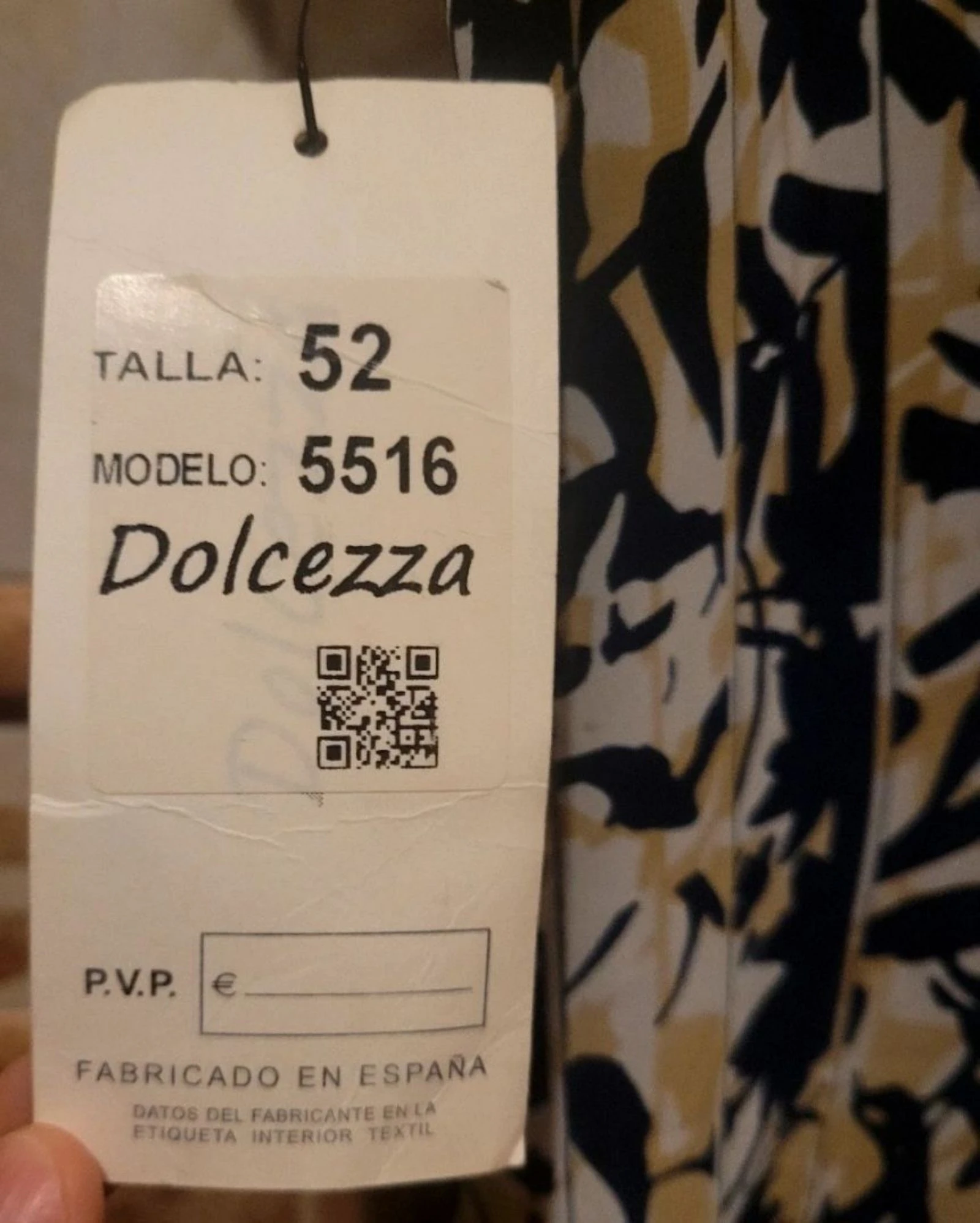 Vestido estampado Dolcezza (Talla 52) – photo 6